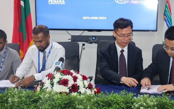 Addu gai 32 megawatt ge power plant eh hadhan china kunfunyakah dheefi