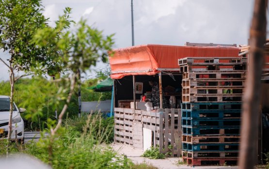Hulhumale 2 beach sarahahdhu ge hut thah nagan angaifi