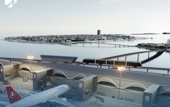 Male' aai Hulhule, Funadhoo  monorail in gulhaalan Dubai kunfuyakah