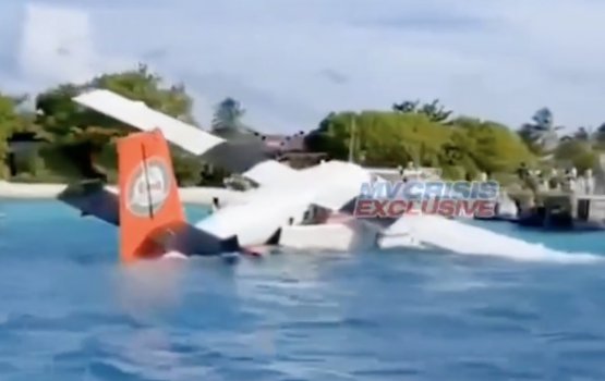 Seaplane accident vi massala civil aviation in thakugeeg kuranee 