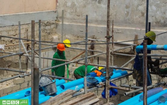 Hulhumale aai Male' ge fenuge viuga gulhaalan hadhaa pump station ge masaikah fashaifi