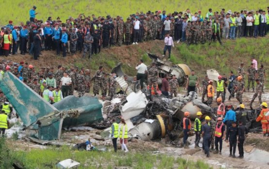 Nepal gai flight eh vetti, salaamaiyvee pilot ekani