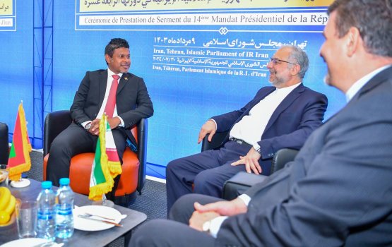 Iran ge aa raees huvaa kurumuge rasmiyyaath gai raees ge fraaiypulhun naibu raees