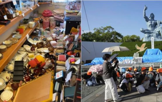 Baarugadha binhelumakahfahu Japan ah Tsunami eh araifi