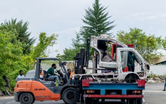 Hulhumale industrial zone gai park koffaihuri vehiclethah naganee