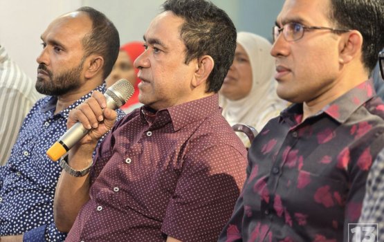 Raees Salih ge verikan ves Raees Muizzu ge verikamah vure rangalhu: Yaameen
