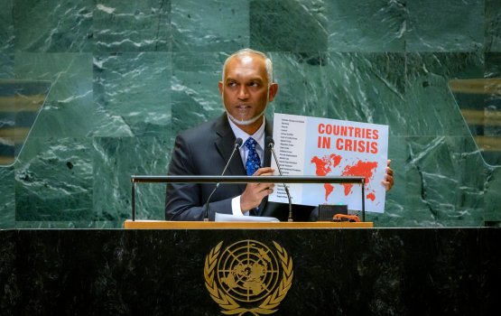 Palestine ah UN ge furihama member kan dheyn Raees Muizzu govaalavvaifi