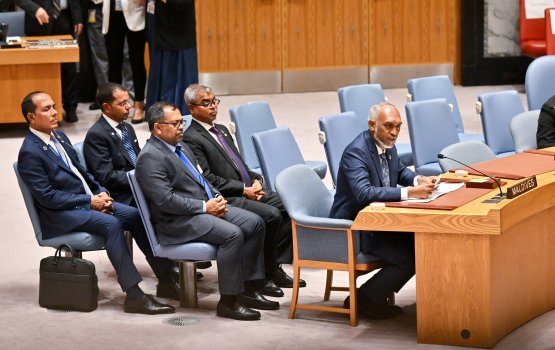 UN ge Salaamathee Majleehugai baarugadha gaumuthakah Raees govaalevvee Veto baaru dhookollan