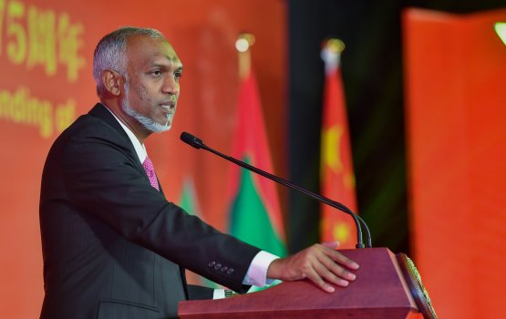 Rajje tharaggee ah kuraa dhathuru gai medhunukendi china in dhanee baiverivamiun: Raees