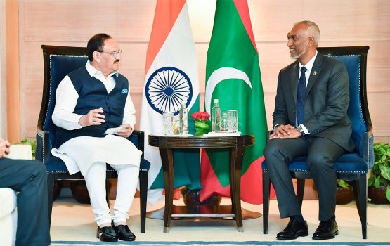 Raees Muizzu india ge BJP aa gulhun badhahi kuravvanee