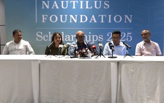 Nautilus Foundation ge scholarship ah kurimathilaan hulhuvaalaifi