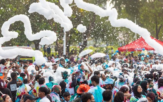 6,500 ah vure gina baiverinnaa eku Ooredoo fun run ninmaalaifi