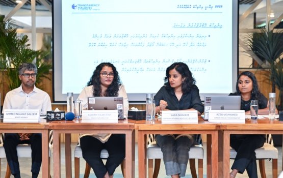 Vagu form massala thahugeegu kuran Transparency Maldives in govaalaifi
