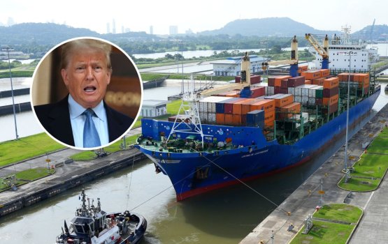 Panama canal negumah trump ge bodu vaudhu