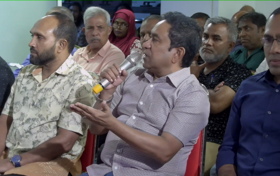 Ginaee raes muizzu aa hamain nimeyne thee nubeleyne corruption ge massala thah: Raees Yameen