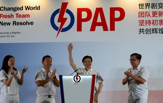 65% Vote aai eku PAP in 2 vana faharah Singapore ge inthihaabu kaamiyaabu koffi