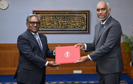 Raees ge special envoy ge magaamah kureege raees Waheed ayyan kuravvaifi