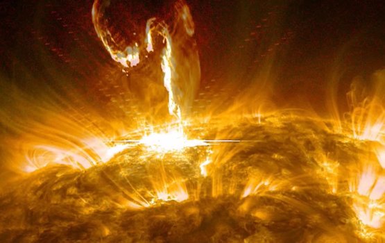Nasa in fahuge solar flare dhiraasaa kuran fashaifi
