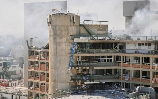 Iran ge missile eh Israel ge mai hospital akah amaazuve bodethi gellun thakeh!