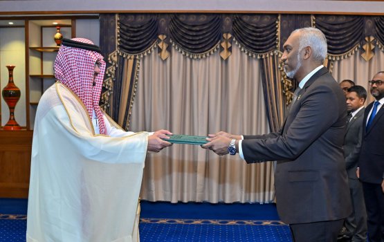 Saudi Arabia ge aa safeeru ge faiykolhu raees Muizzu ah aruvaifi