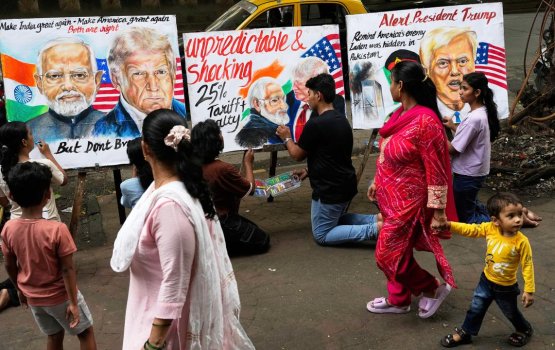 Trump iulaanu kuri tariff aa eku India gai America ge brand thah boycott kuranee