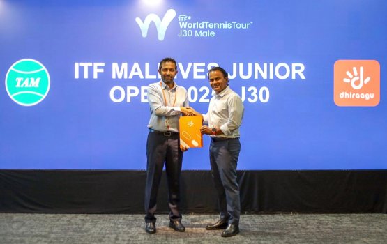 ITF maldives junior open ge main partner akah dhiraagu