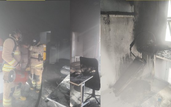 AC outdoor unit ehga roave, apartment akah bodethi gehlun thakeh