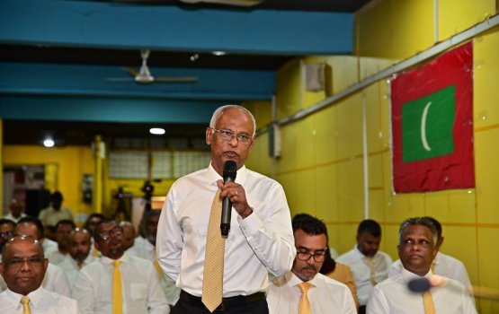 Fushidhiggaru falhu hikkumakee beykaaru kameh: Raees Solih
