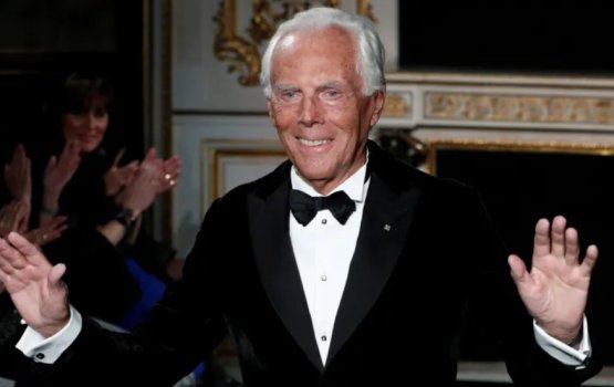 Mash'hooru fashion designer Armani 91 aharugai maruvejje