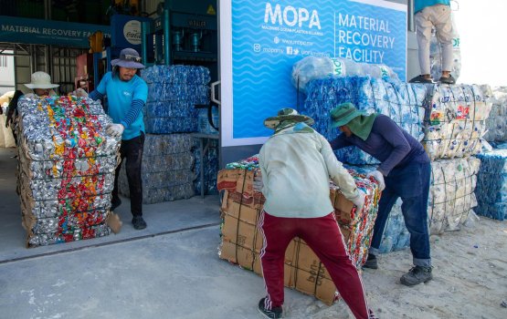 BML aai MOPA aa gulhigen plastic recycle kurumuge project eh hinganee