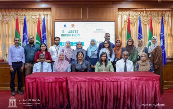 E- waste  Hekathon beyvvumah MNU aa eku dhiraagu in baiverivejje