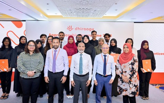 Dhiraagu apprentisship program gai baiverivumuge furusathu hulhuvaalaifi