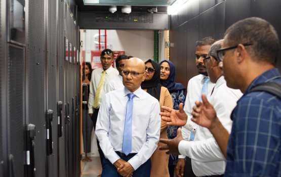 Dhiraagu ge 3 vana data center velidhoo gai hulhuvaifi 
