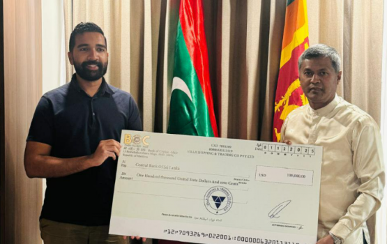 Villa group in Lanka ah eheevumah 100,000 dollar hadhiyaa kohfi