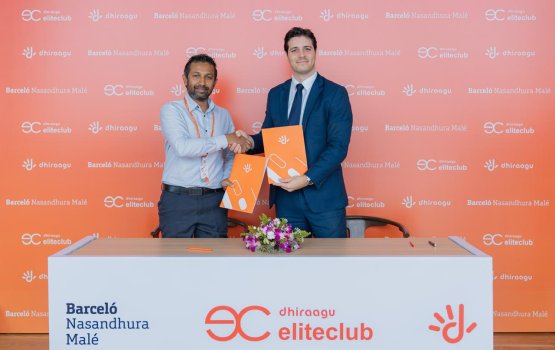 Dhiraagu elite club ge partner akah Barceló Nasandhura 