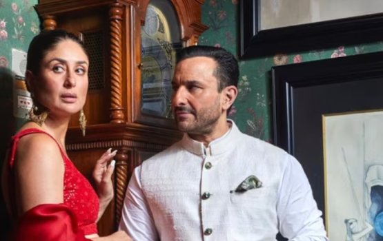 Ehen actorunnaa eku Kareena masahkai kuraathee hasadha veri vey: Saif