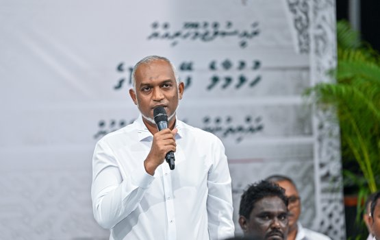 Hulhumale ge municipal hidhumaiythakaa havaaluvaan council dhekolhu: Raees