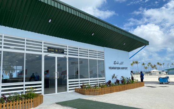 Hoarafushi airport ge Maldivian office falhaalai vakkan kohfi