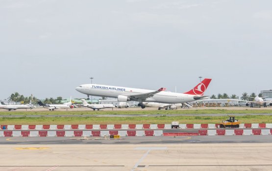 Turkish airlines in raajje ah kuraa dhathuru thah ithuru kuranee