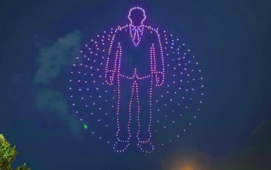 Fatwa aa hilaafah Raees Muizzu ge soora drone show gai dhakkaifi