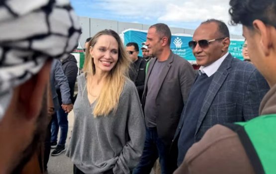 Gaza ge Rafah border ah Angelina ge ziyaaratheh!