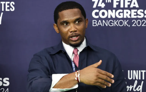 Cameroon Football Federation ge raees Eto'o suspend kohfi