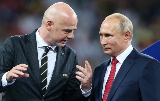 Russia ah ivvaafaiva suspension uvaalumah FIFA ge raees Infantino thaaeedhukurahvaifi
