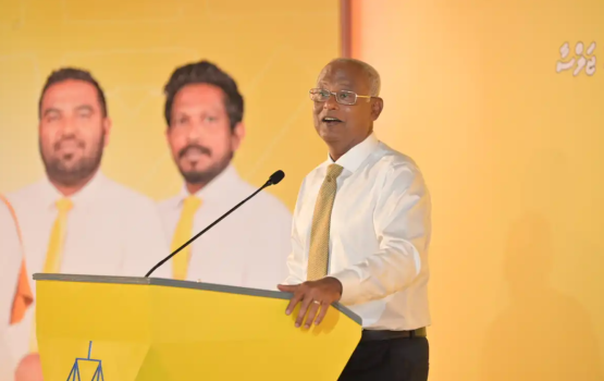 Raees Muizzu thinadhoo ah vadaigen dhekkevi vaahaka thah bilaahakah vejje: Solih