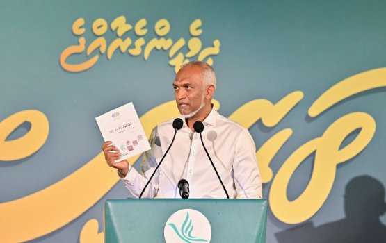 Raees Muizzu vidhaalhu vee council inthikhaabu ge campaign ah rah rashah vadainugannavaane kamah