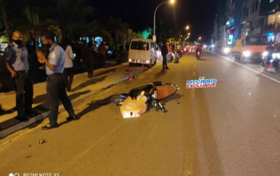 Cycle accident gai kuda kujjehge maraai gulhigen hayyarukuri meehaa dhookohlaifi