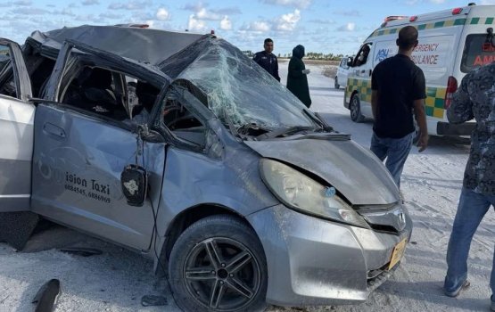 Addu accident gai haalu serious vi meeha othee ventilator gai