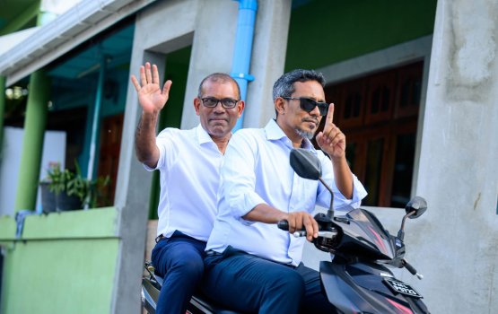 MDP ge lashkaru balikohlumakee raees muizzu ah kureveyne kameh noon: Nasheed