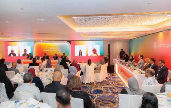 Midhiya aharu jumla aamdhanee ge gothugai dhiraagu ah 2.8 billion rf