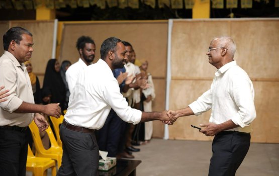 Nasheed chairperson kamah vaadhakurehvun rangalheh noon: Solih